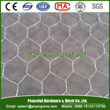 Gabion de arame galvanizado revestido de PVC